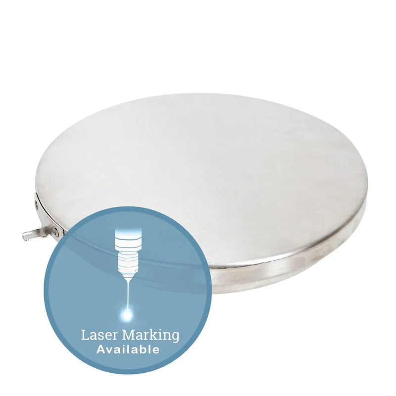 Immergood Tub Cover, a circular insulated stainless steel lid with laser marking, designed for Immergood ice cream freezers to preserve freshness and support traditional methods.