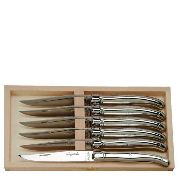 The French Farm | Laguiole by Jean Dubost | Stainless Steel Steak Knives in Box