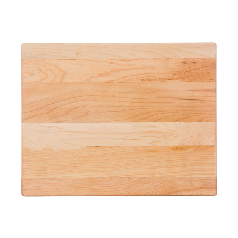 J.K. Adams | Maple Prep Boards, Small: A durable wooden cutting board crafted from light maple strips, ideal for daily kitchen use.