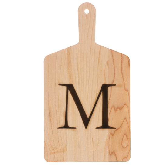 J.K. Adams | Monogrammed Maple Cheese Board, Letter G