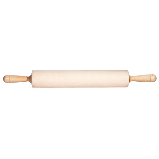 J.K. Adams | Patisserie Rolling Pin: Traditional wooden pin with precision steel ball bearings, waxed hardwood barrel, and crafted handles, ideal for passionate bakers from Athens Cooks.