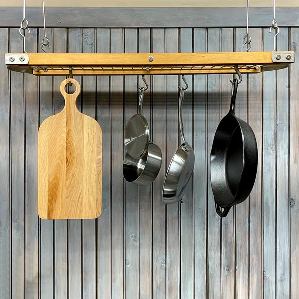 J.K. Adams | Maple Oval Hanging Pot Rack