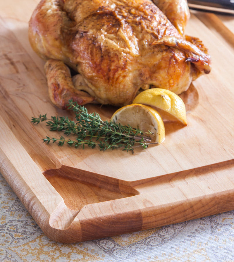 J.K. Adams | Maple Reversible Pour Spout Carving Boards, Large