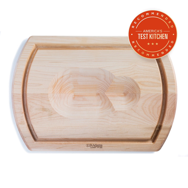 J.K. Adams | Maple Reversible Carving Board - 20 x14 Inches - No Personalization