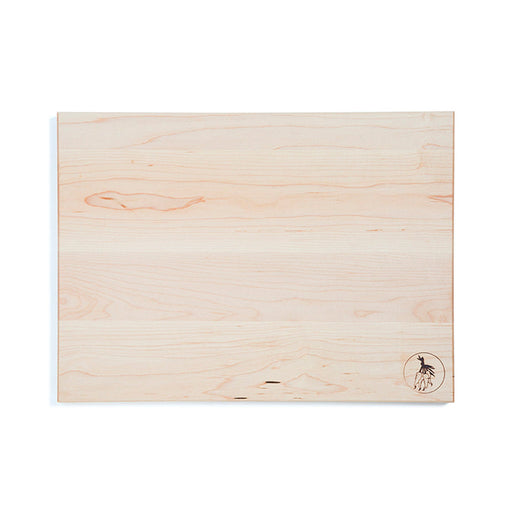 J.K. Adams Maple Reversible Prep Board, 16x12 inches, features etched animal and vegetable motifs for easy ingredient identification, perfect for versatile kitchen use.