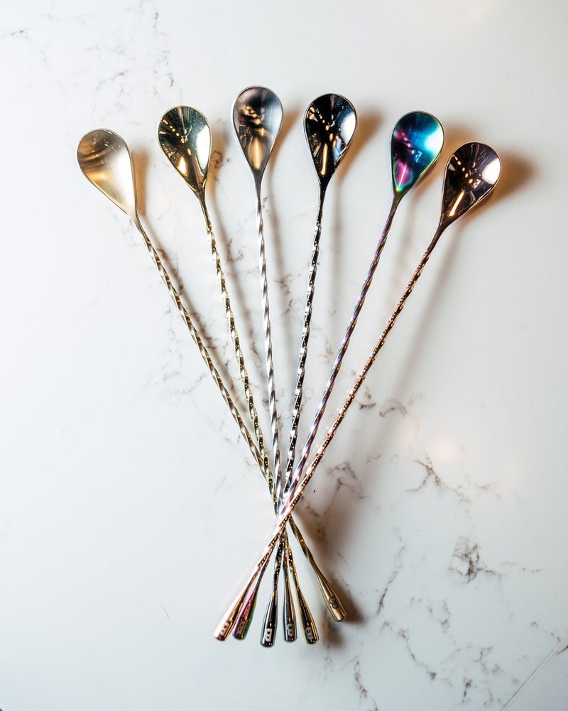 Bull in China | Teardrop Barspoons - Silver