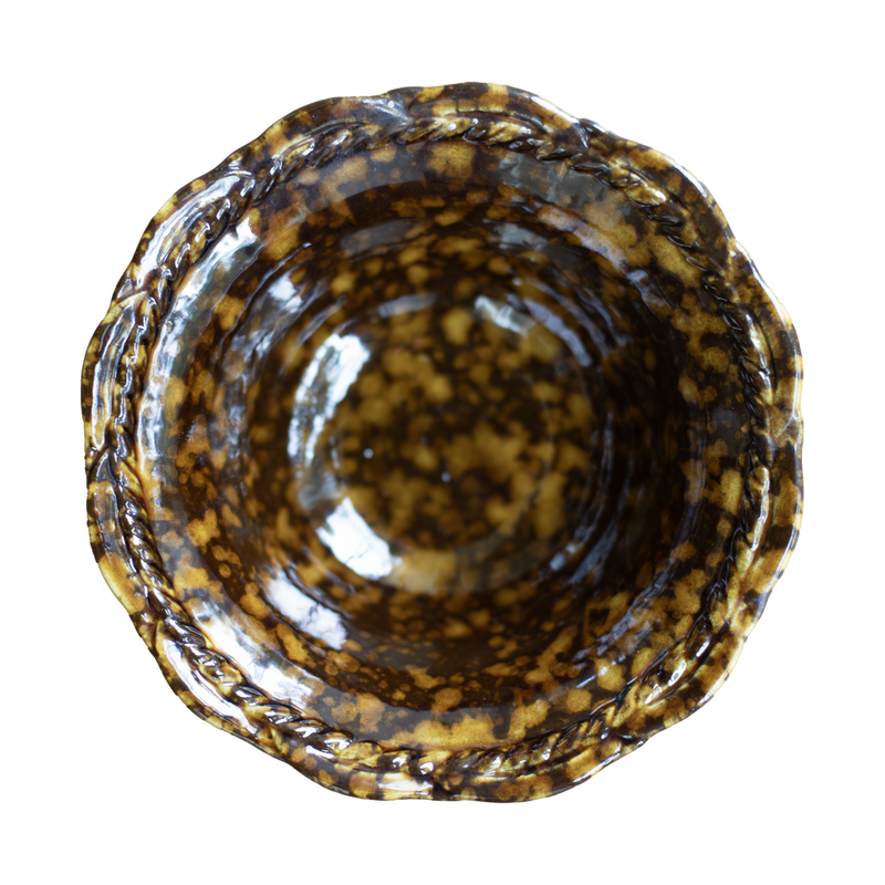 Provvista Designs | Basket Jubilee Cereal Bowl, Honey Tortoise