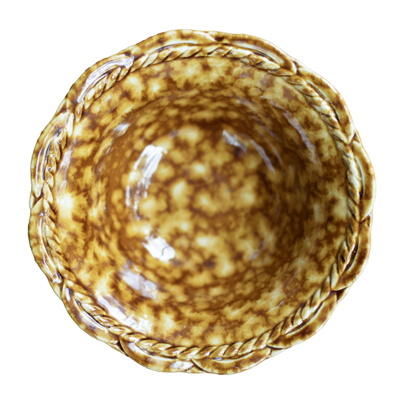 Provvista Designs | Basket Jubilee Cereal Bowl, Honey Tortoise