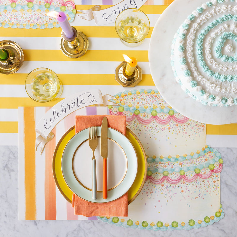 Hester & Cook | Classic Gold Banner Table Accent