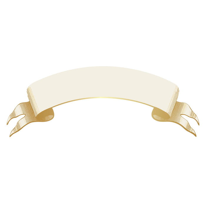 Hester & Cook | Classic Gold Banner Table Accent