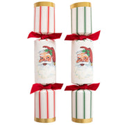 Hester & Cook | Christmas Crackers - Santa, featuring festive surprises like honeycomb balls, gold crowns, and conversation cards, perfect for holiday gatherings.