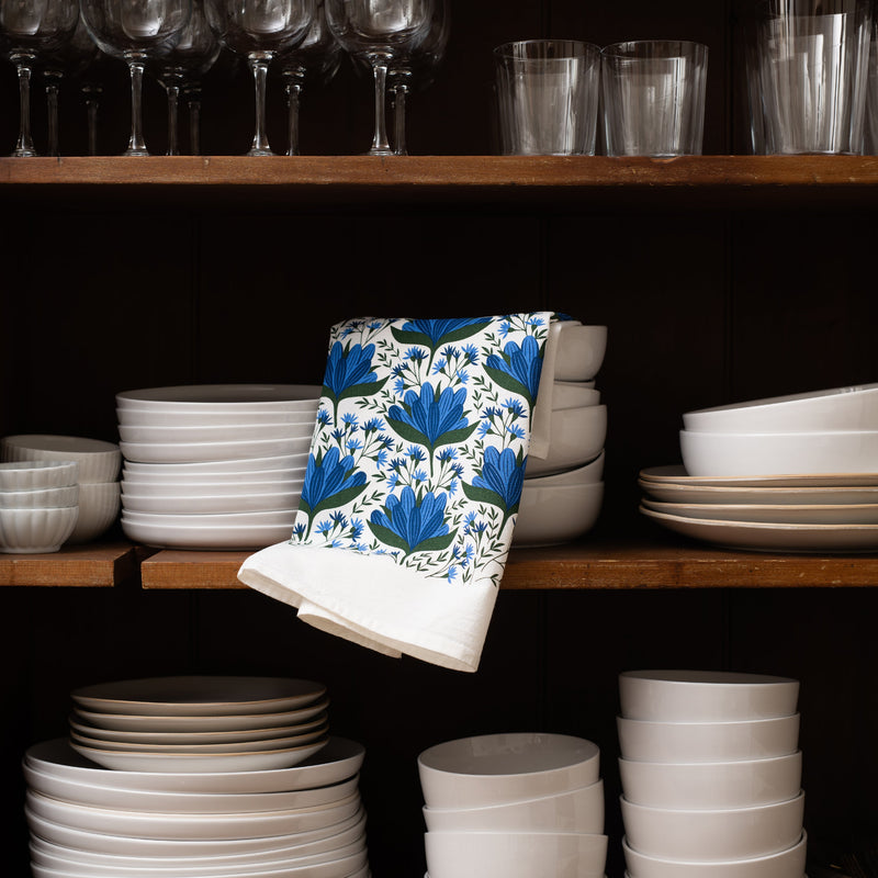 HAZELMADE | Blue Gentian Tea Towel