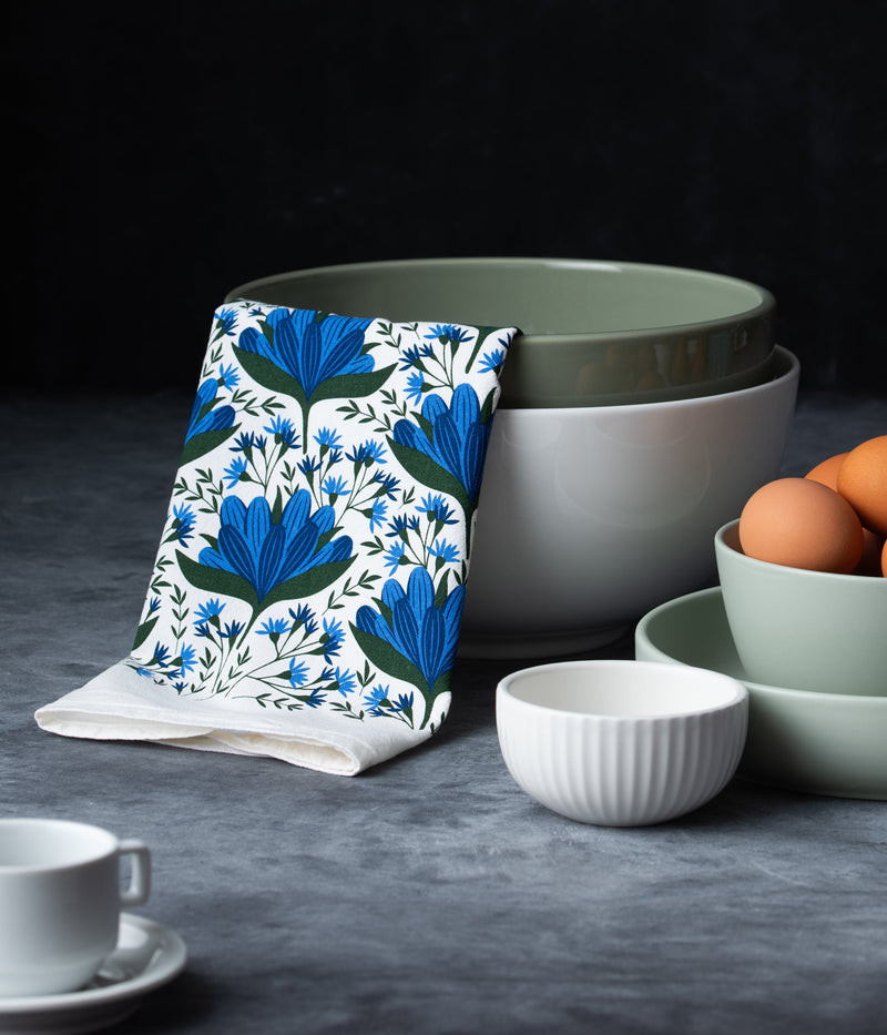 HAZELMADE | Blue Gentian Tea Towel