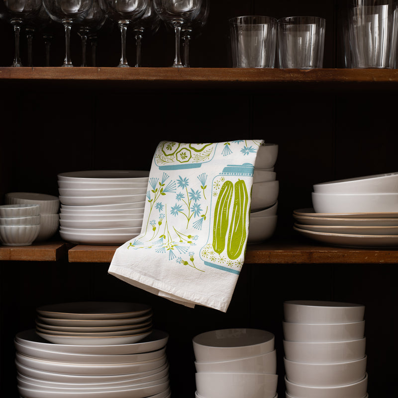 HAZELMADE | Pickles + Petals Tea Towel