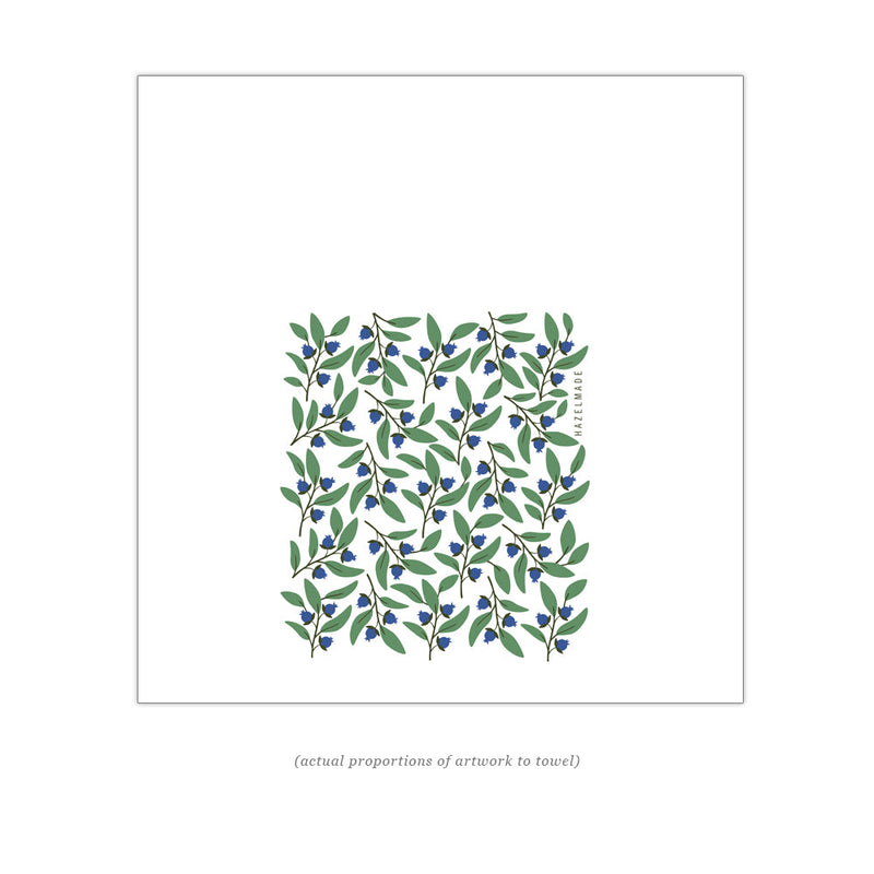 HAZELMADE | Blueberries Tea Towel