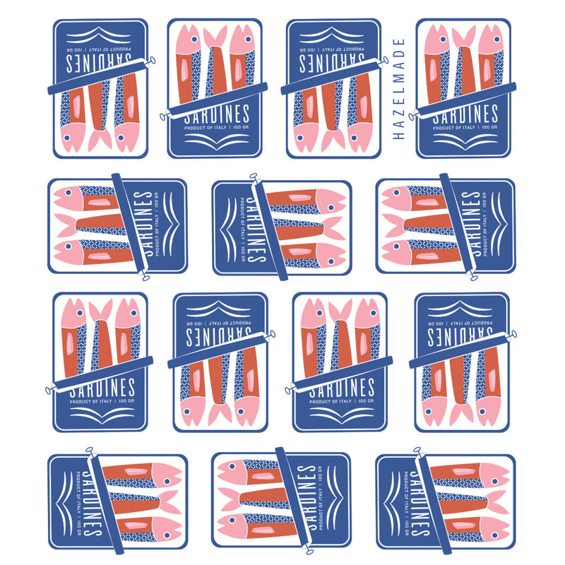 HAZELMADE | Sardines Tea Towel