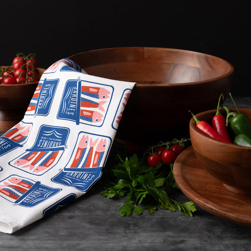 HAZELMADE | Sardines Tea Towel