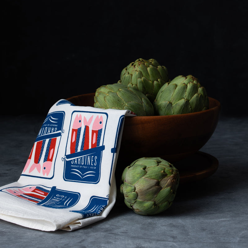 HAZELMADE | Sardines Tea Towel