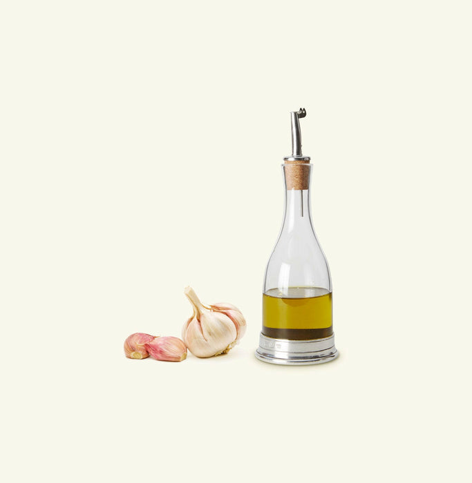 Match | Pewter Cruet + Cork Dispenser.