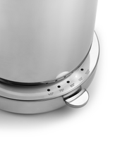 Aarke | Stainless Steel Kettle, featuring a seamless design with a perfectly rounded base and visible dial for precise water heating.
