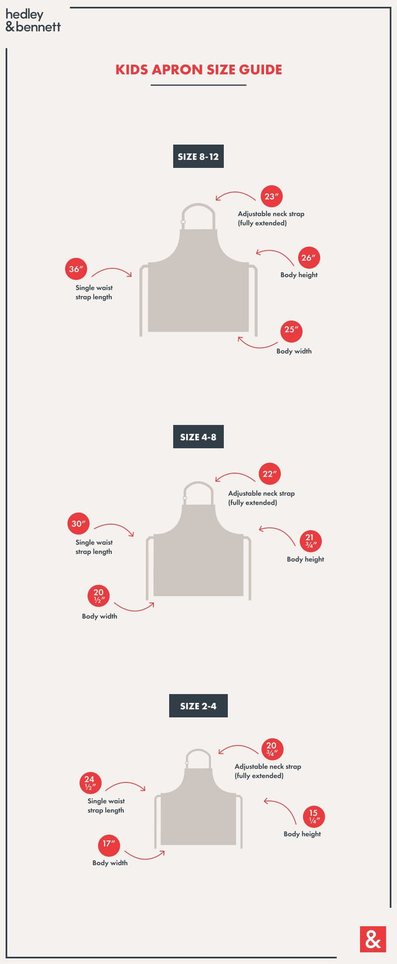 Hedley & Bennett | Cafe Bistro Half Apron - Olive