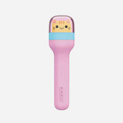 Zoku | Kids Pocket Utensils - Kitty set features a cat-themed travel case with stainless steel spoon, fork, and knife, perfect for kids' lunches.
