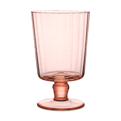Match | Lando Goblets - Rose Quartz Pleated, crafted from Italian pewter, elegantly designed for enhancing dining experiences, perfect for serving beverages with sophistication.
