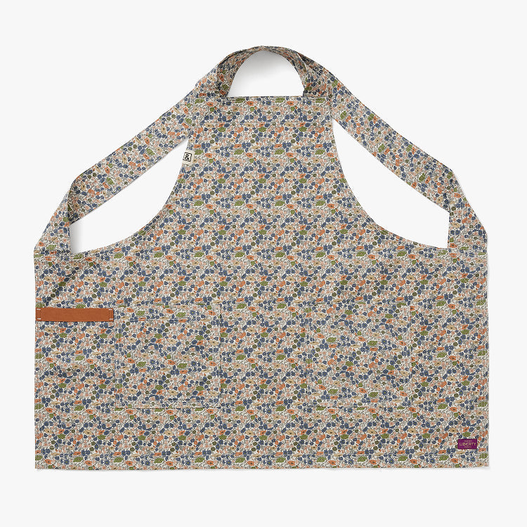 Hedley & Bennett Liberty Smock Apron, Poppy & Daisy — front view