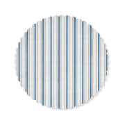 Seascape Blue Original Flat Plate Liner showcasing intricate pattern, ideal for enhancing kitchen aesthetics, from Athens Cooks' curated collection.