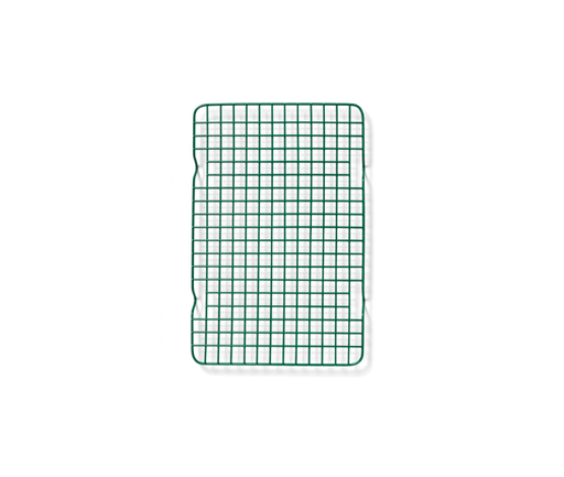 Great Jones | Little Chill - Blueberry: a compact cooling rack designed for uniform baking results, ideal for quarter-sized sheet pans, featuring nonstick technology for easy cleaning.
