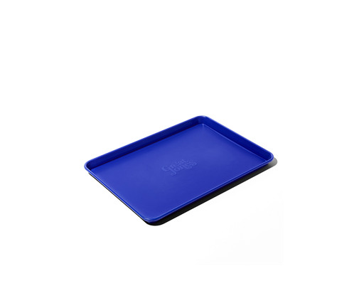 Great Jones | Little Sheet - Pepper: A quarter-sized nonstick sheet pan, ideal for small ovens, perfect for baking or reheating. Suitable for oven and dishwasher use.