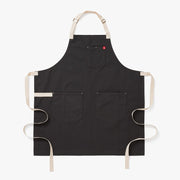 Hedley & Bennett Essential Apron, London Gray — front view