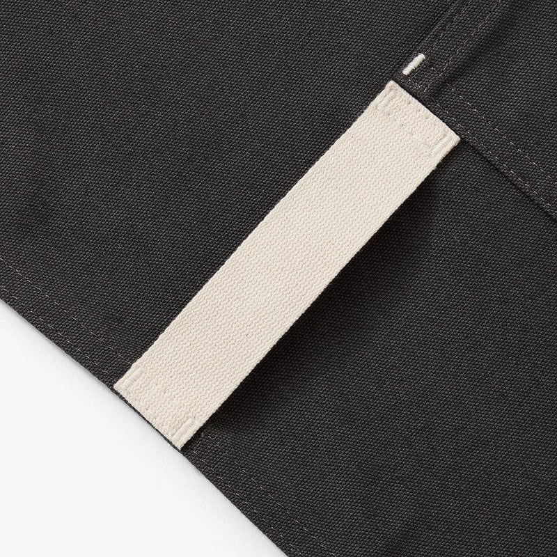 Hedley & Bennett Essential Apron, London Gray — apron detail
