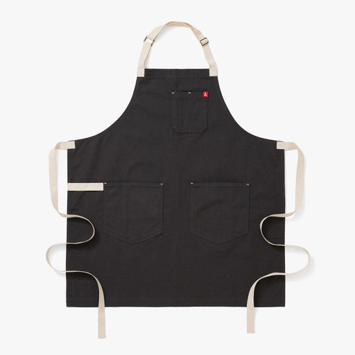 Hedley & Bennett Essential Apron, London Gray — front view