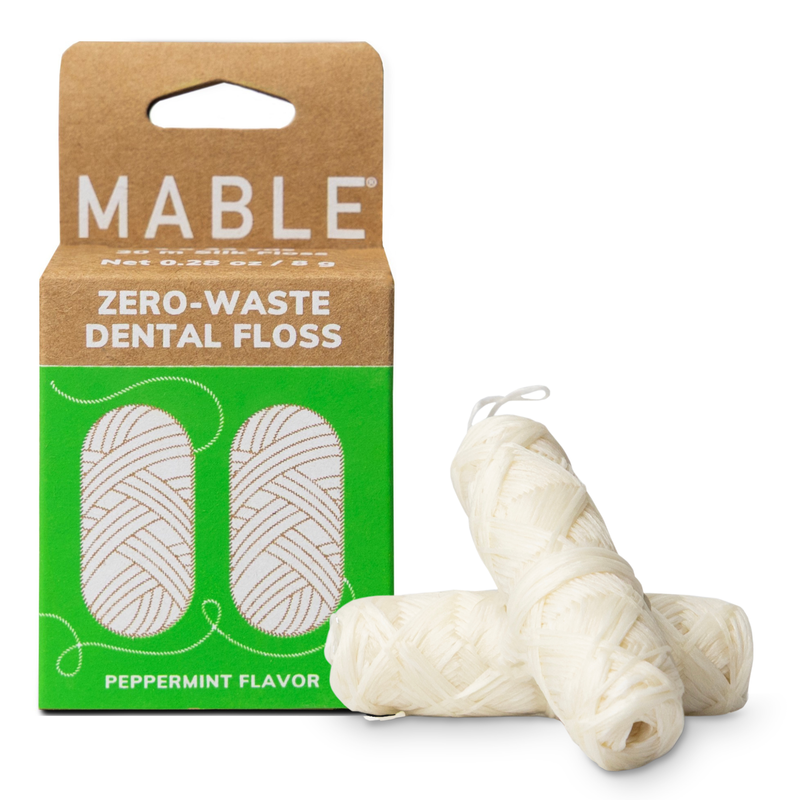 MABLE | Silk Dental Floss Refill, 2 Pack
