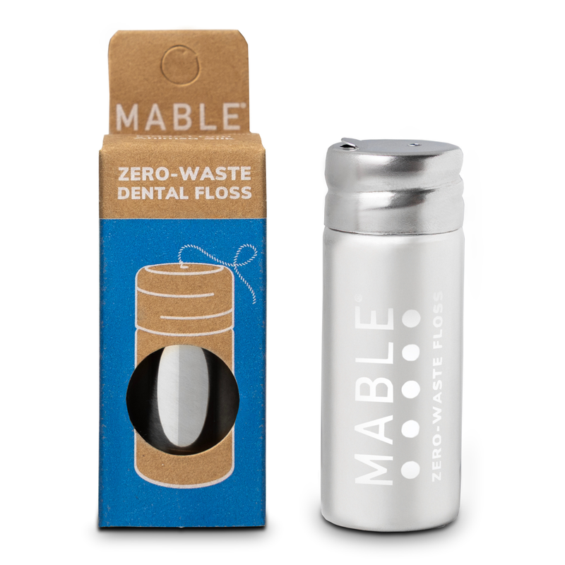 MABLE | Stainless Steel Floss Container