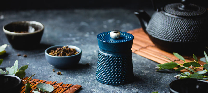 Peugeot | 1874 Manual Wooden Pepper Mill Antique Patina, 4 inches