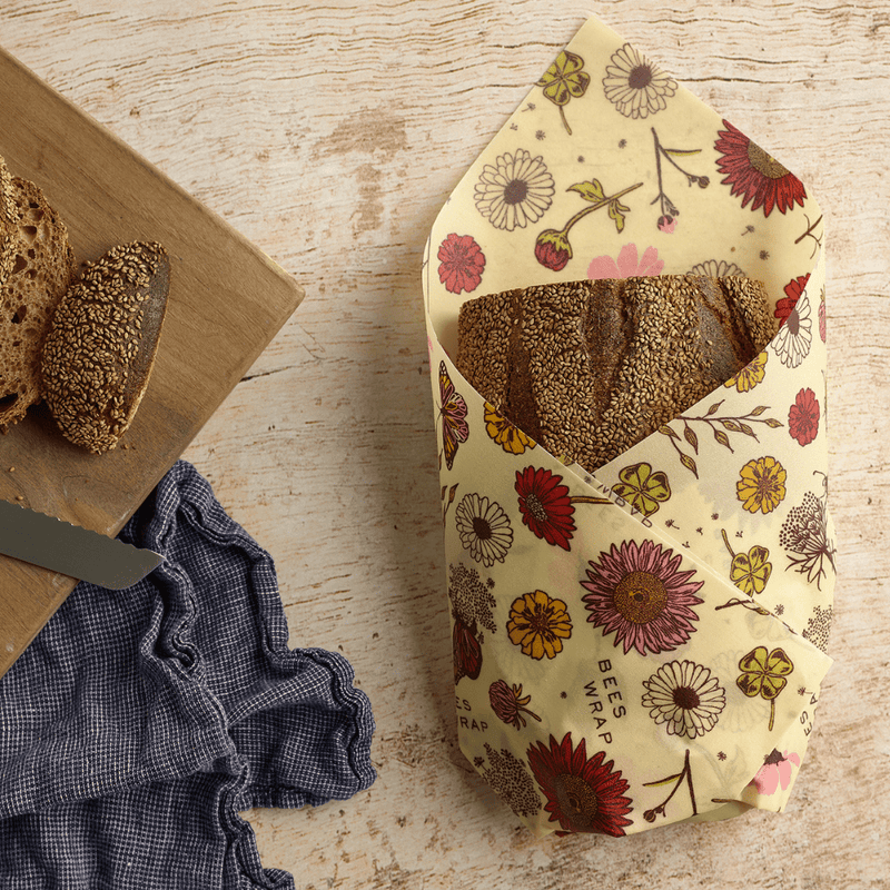 Bee's Wrap | Bread Wrap - Meadow Magic, Plant Based Wax