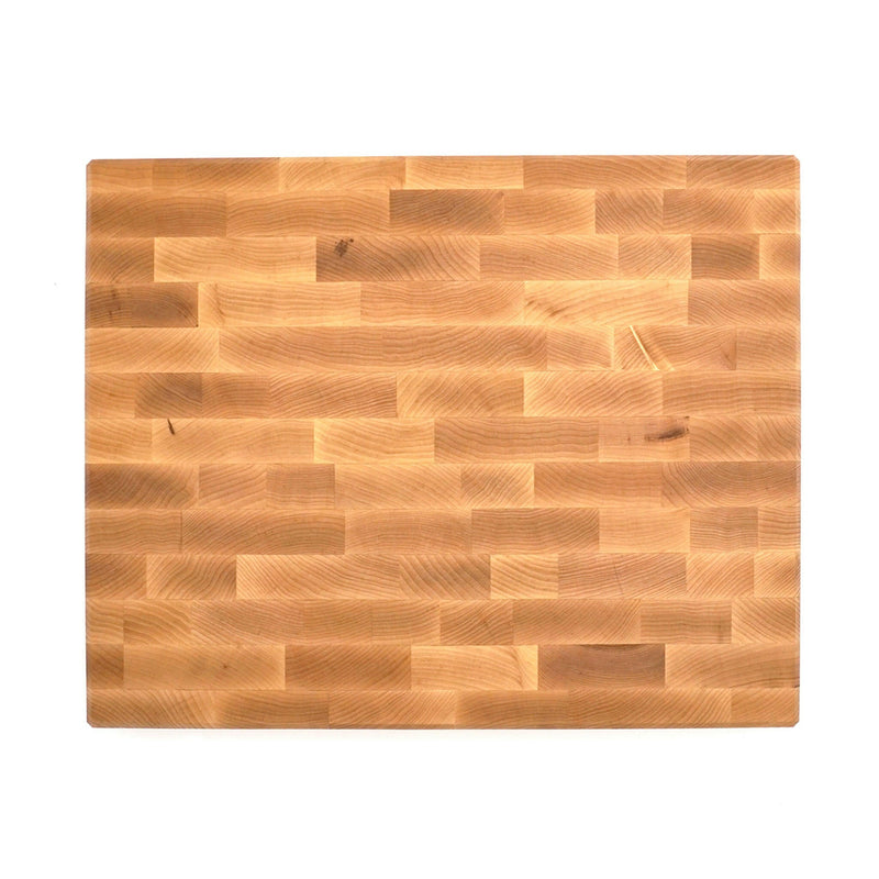 J.K. Adams Professional End Grain Board, Walnut, 20x16, showcasing durable surface for chefs and home cooks, ideal for knife preservation and kitchen elegance.