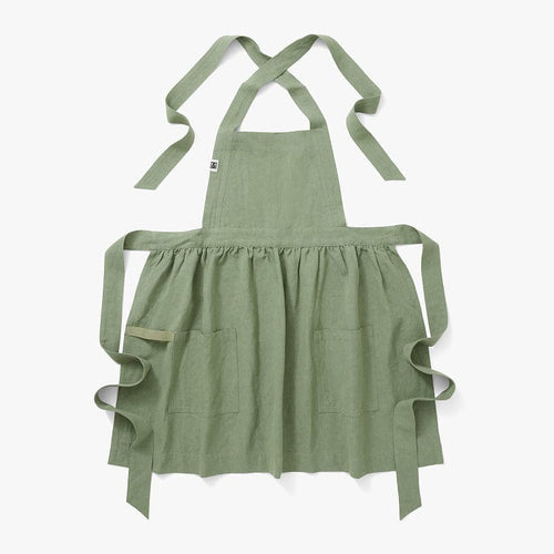Hedley & Bennett | Pinafore Apron, Matcha Green