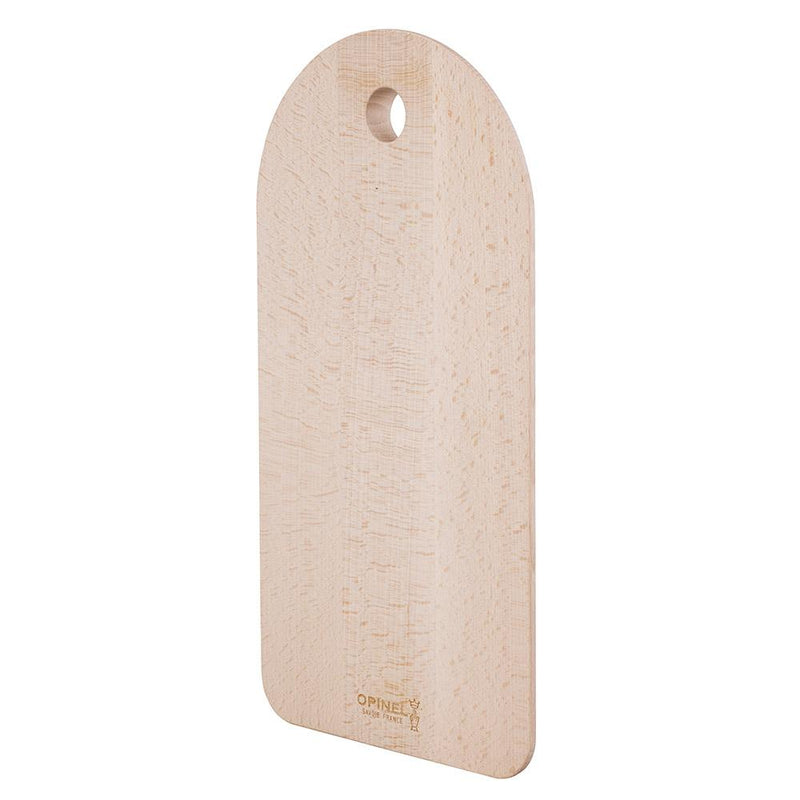 Opinel | Medium Beech Wood Cutting Board with a circular hole, ideal for cutting and serving, designed in collaboration with Swiss designers, Big Game.