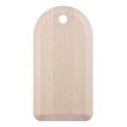 Opinel | Medium Beech Wood Cutting Board with a hole, ideal for food prep or serving, designed for versatility and outdoor use.