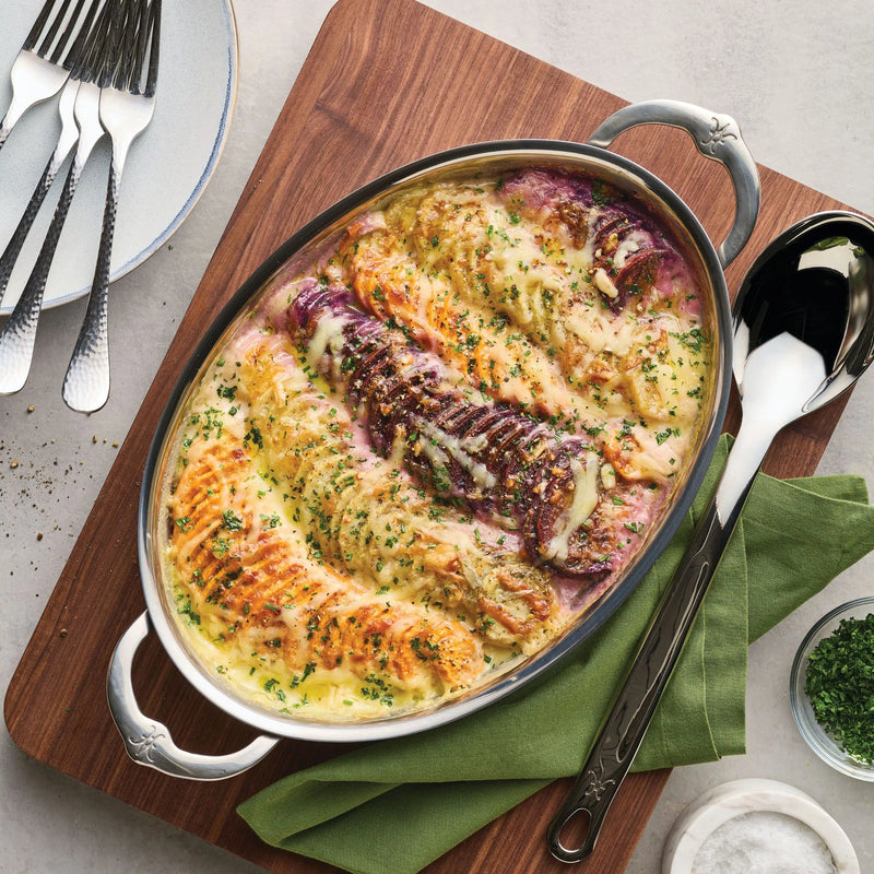 Hestan | Medium Clad Oval Au Gratin