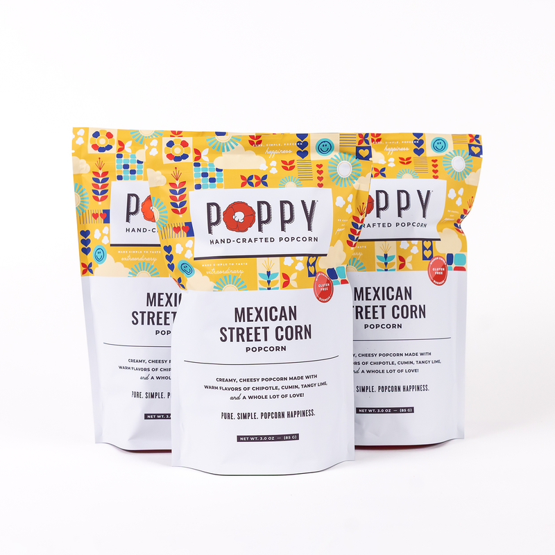 Poppy Hand-Crafted Popcorn | Mexican Street Corn Popcorn