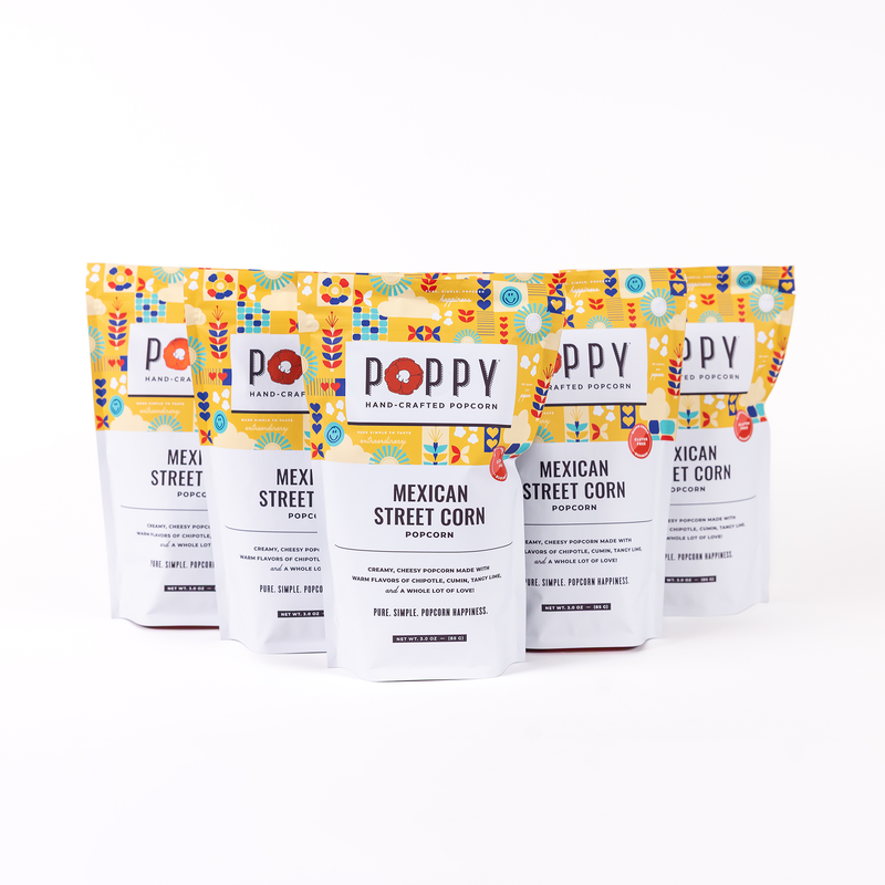 Poppy Hand-Crafted Popcorn | Mexican Street Corn Popcorn