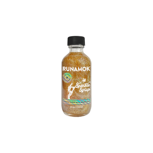 Runamok | Mini Sparkle Syrup: A 2oz bottle of maple syrup infused with edible glitter, ideal for gifting and adding a magical touch to meals.