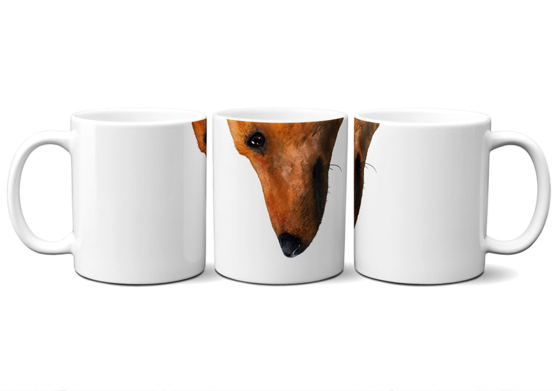 American Brand Studio | Tan Dachshund Snout Mug - 11 oz