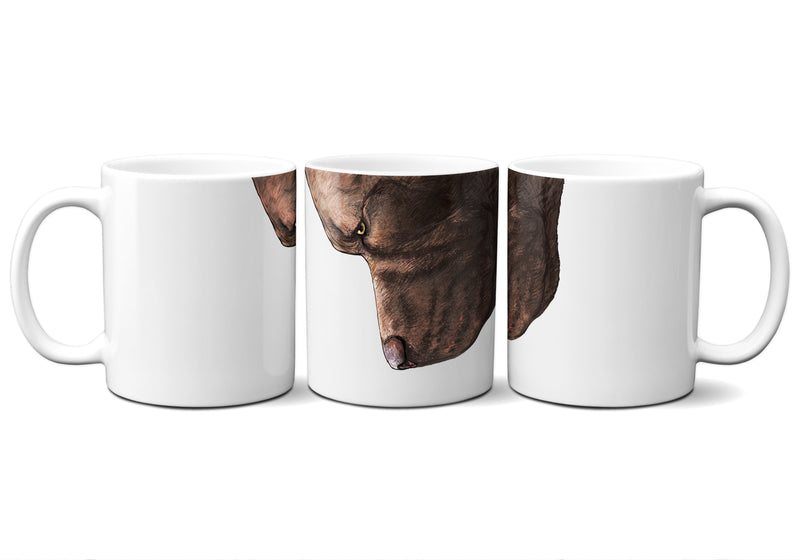 American Brand Studio | Pitbull Chocolate Snout Mug - 11 oz