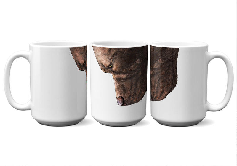 American Brand Studio | Pitbull Chocolate Snout Mug - 11 oz