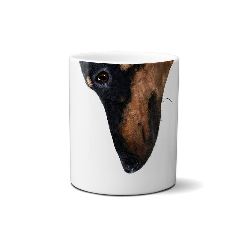 American Brand Studio | Black and Tan Dachshund Snout Mug